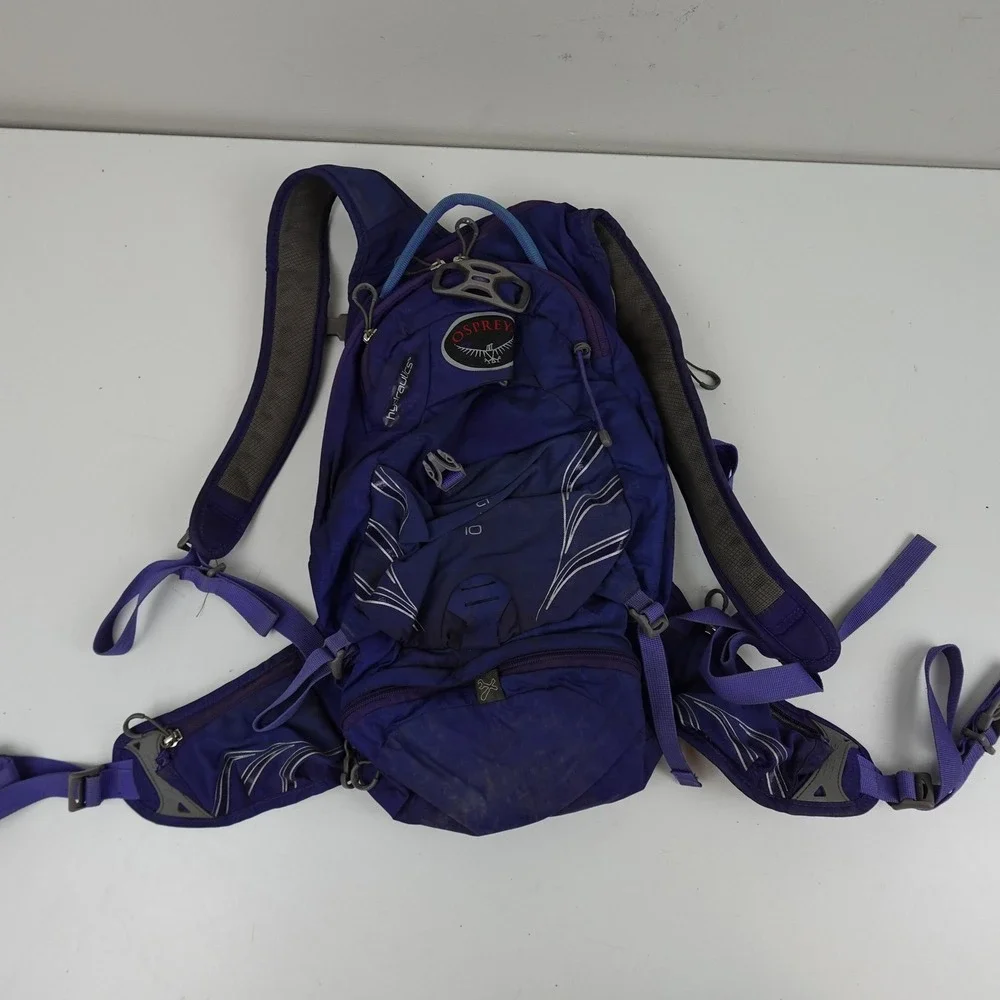 Osprey Raven 10 Womens Hydration Backpack Purple One Size Hiking Bike Trail